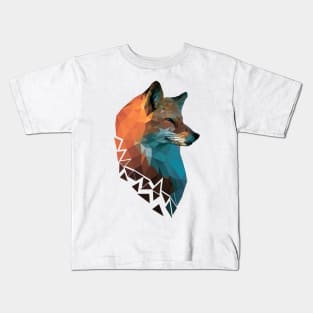 Polygonal red fox Kids T-Shirt